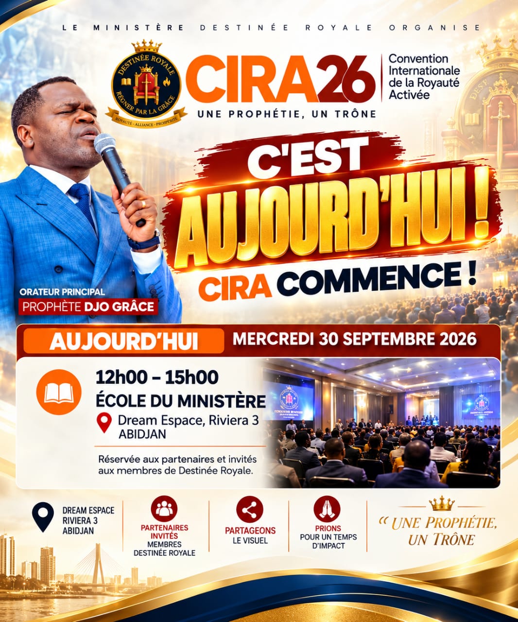 C’EST AUJOURD’HUI ! CIRA26 COMMENCE !