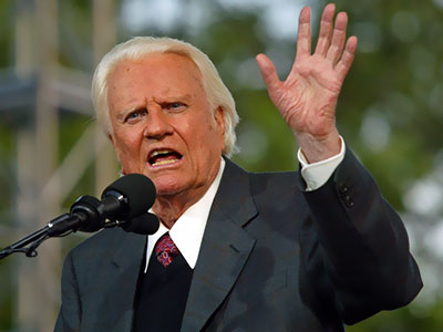 BILLY GRAHAM ADRESSE UN AVERTISSEMENT AUX EGLISES AMERICAINES PREPAREZ VOUS